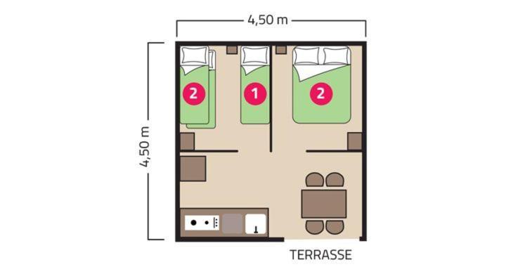 Hotel Camping Capfun La Breteche Les Épesses Habitación foto